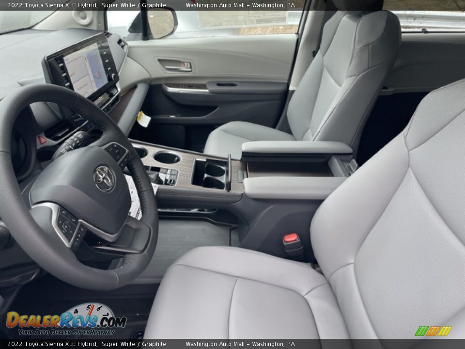 2022 Toyota Sienna XLE Hybrid Super White / Graphite Photo #4