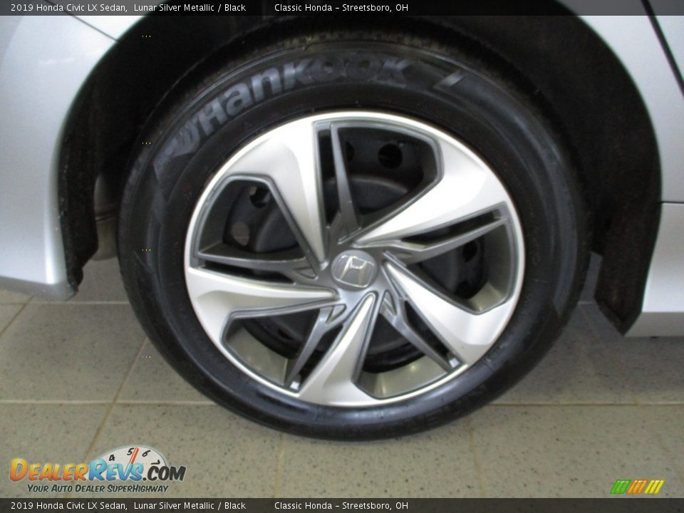 2019 Honda Civic LX Sedan Lunar Silver Metallic / Black Photo #6