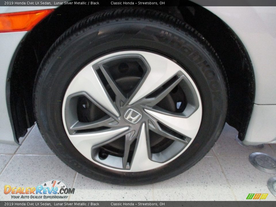 2019 Honda Civic LX Sedan Lunar Silver Metallic / Black Photo #12