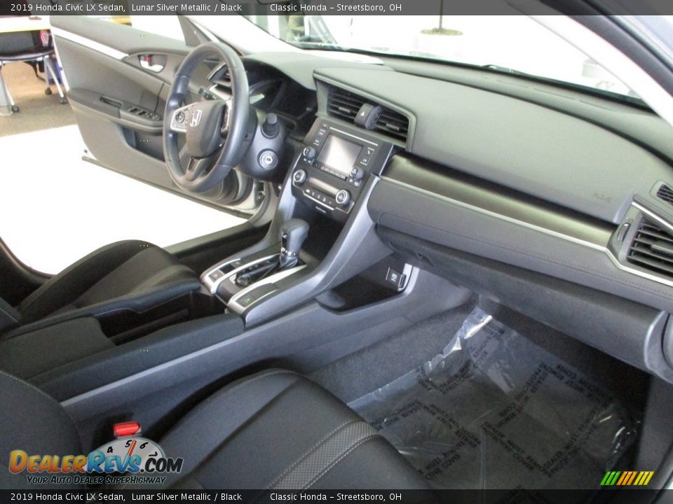 2019 Honda Civic LX Sedan Lunar Silver Metallic / Black Photo #15