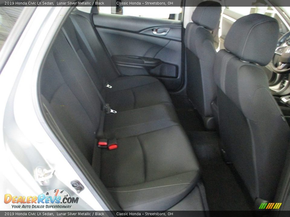 2019 Honda Civic LX Sedan Lunar Silver Metallic / Black Photo #19