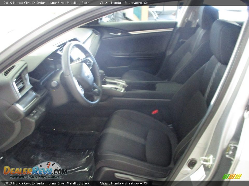 2019 Honda Civic LX Sedan Lunar Silver Metallic / Black Photo #27