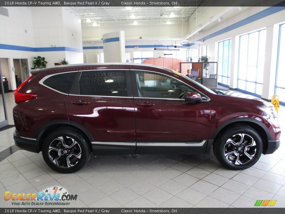 2018 Honda CR-V Touring AWD Basque Red Pearl II / Gray Photo #4