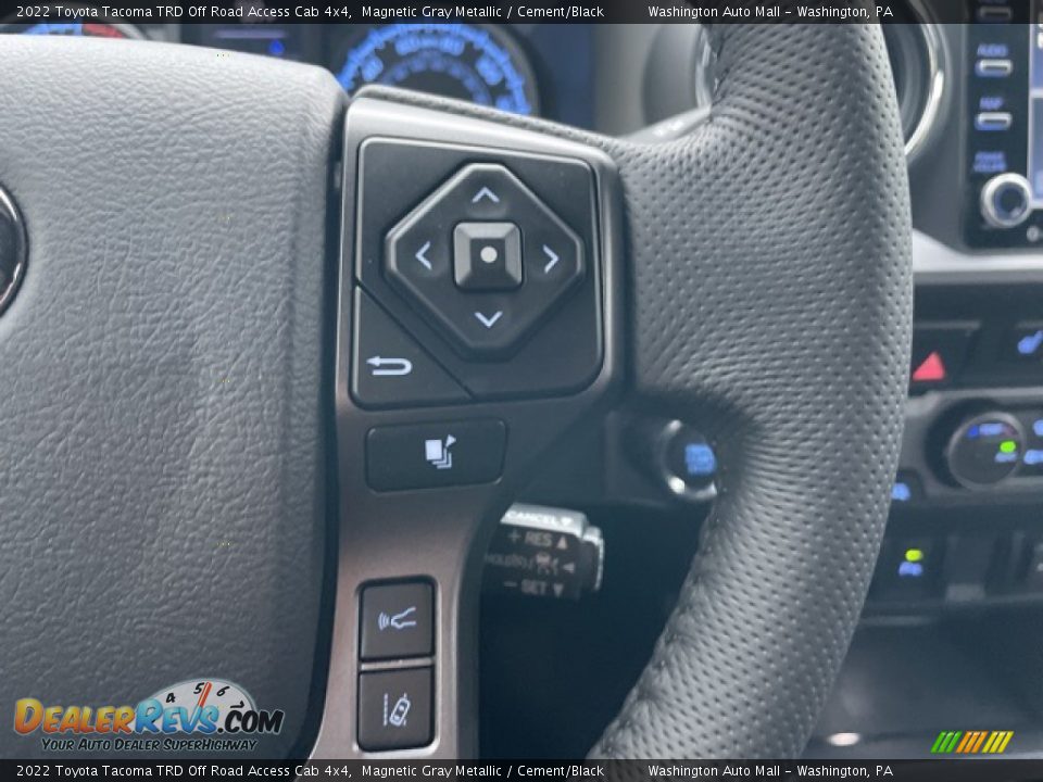 2022 Toyota Tacoma TRD Off Road Access Cab 4x4 Steering Wheel Photo #19
