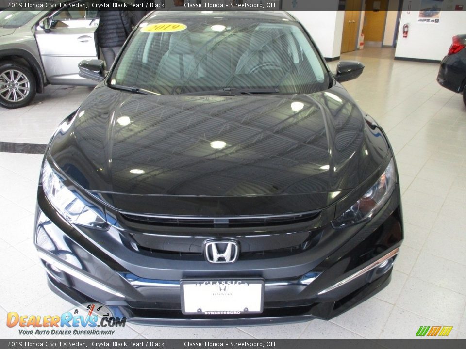 2019 Honda Civic EX Sedan Crystal Black Pearl / Black Photo #2