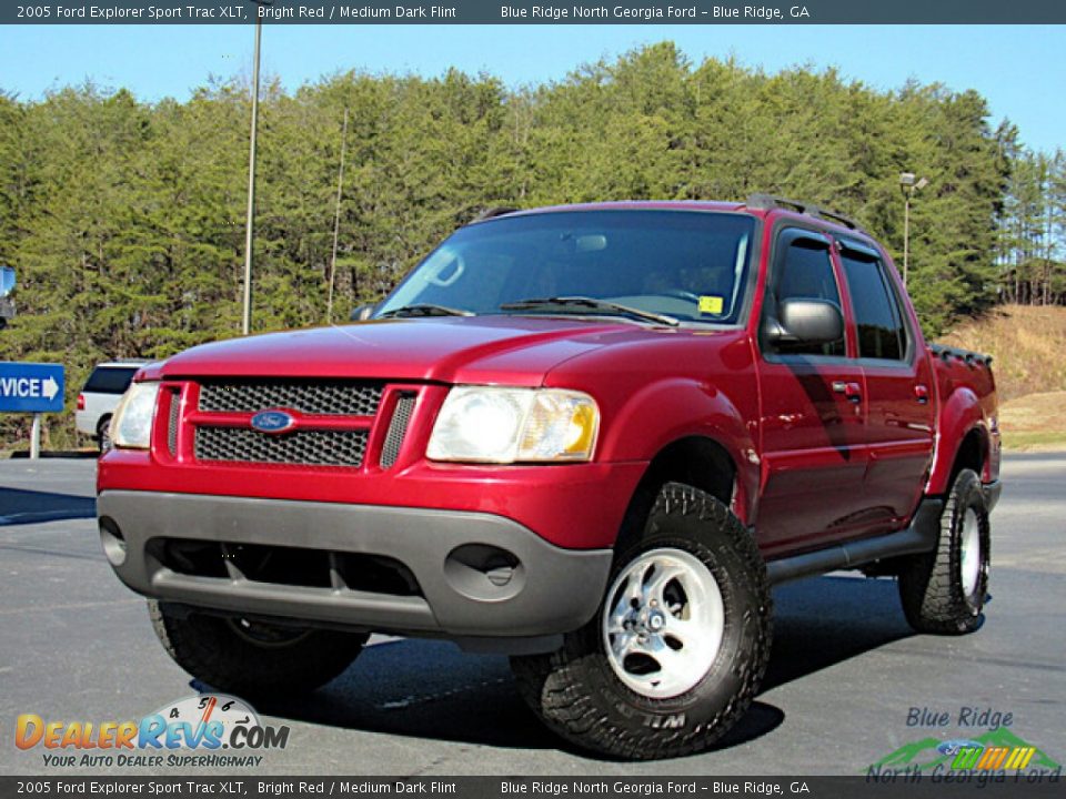 2005 Ford Explorer Sport Trac XLT Bright Red / Medium Dark Flint Photo #1