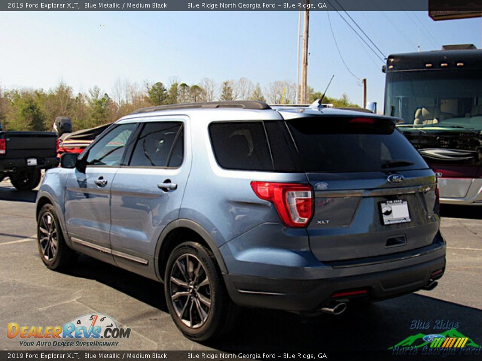 2019 Ford Explorer XLT Blue Metallic / Medium Black Photo #3