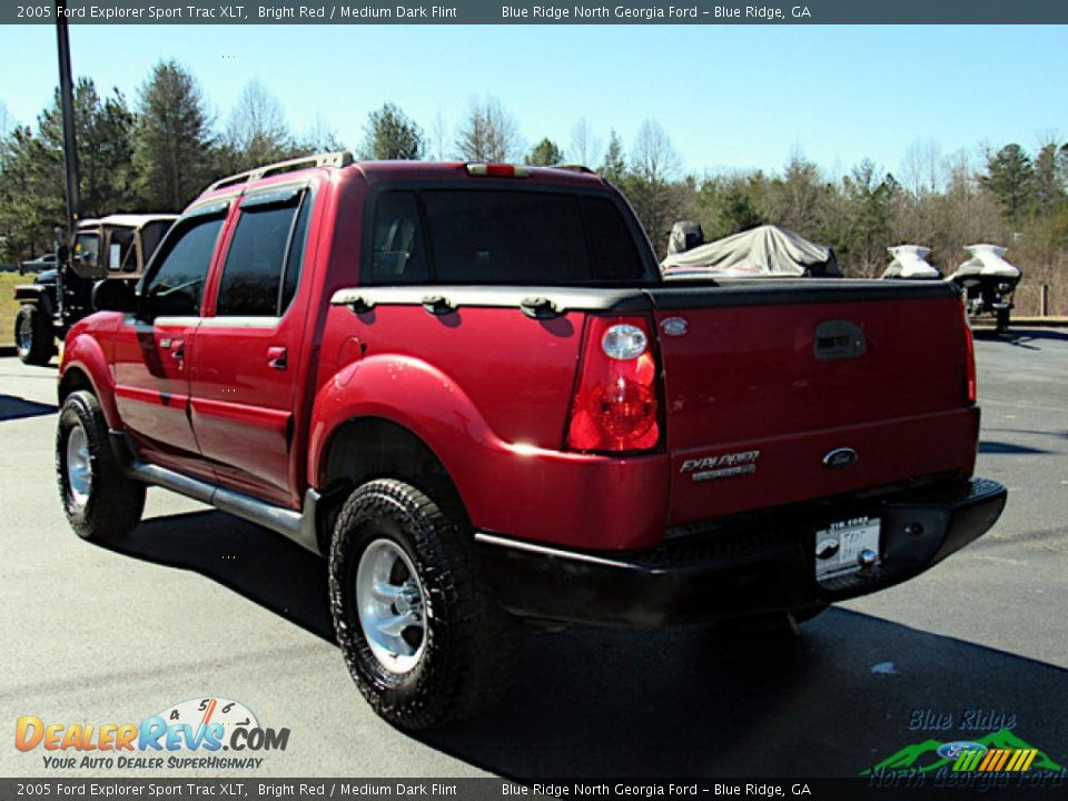 2005 Ford Explorer Sport Trac XLT Bright Red / Medium Dark Flint Photo #3