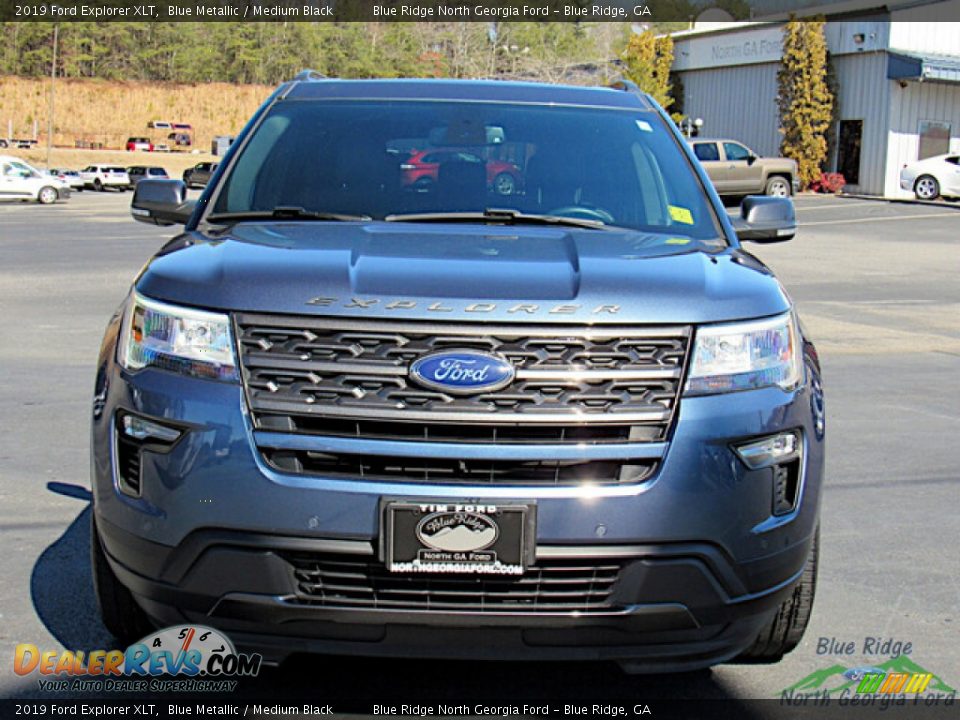 2019 Ford Explorer XLT Blue Metallic / Medium Black Photo #4