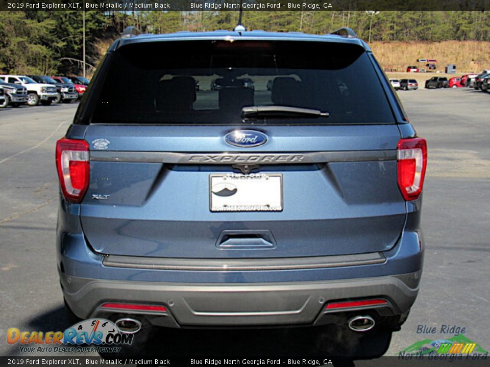 2019 Ford Explorer XLT Blue Metallic / Medium Black Photo #5