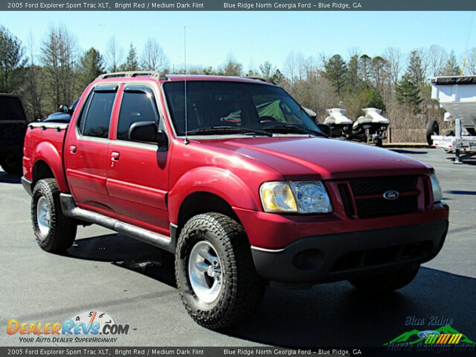 2005 Ford Explorer Sport Trac XLT Bright Red / Medium Dark Flint Photo #7