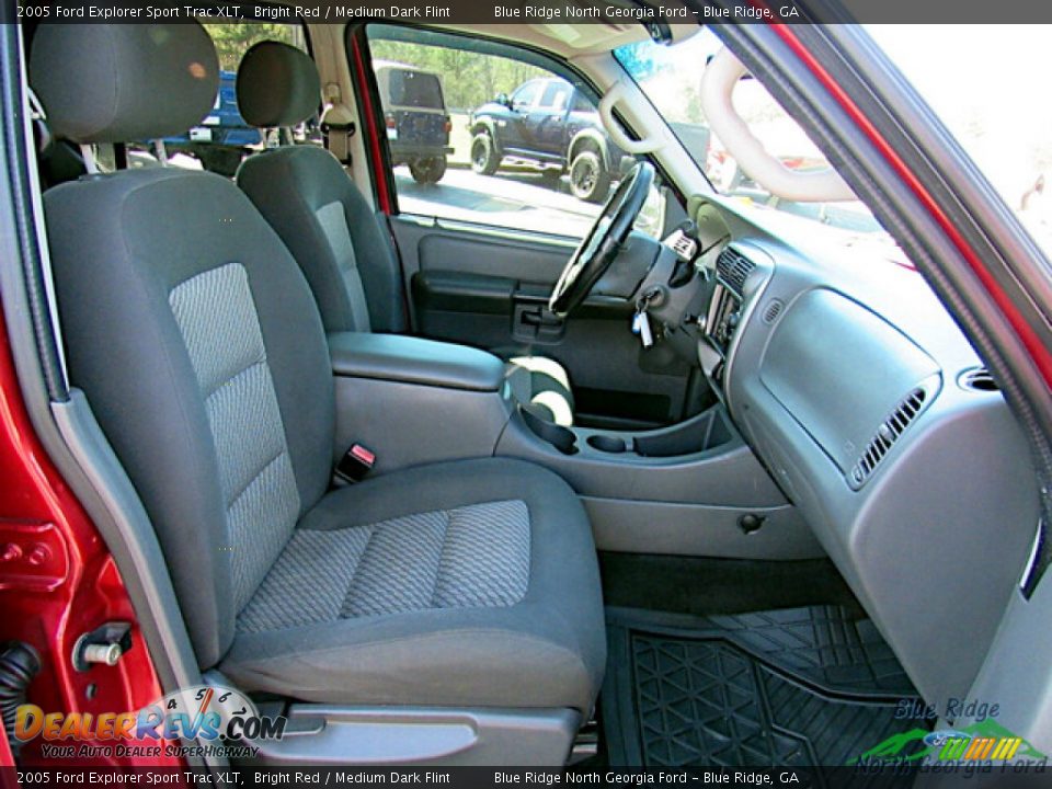 2005 Ford Explorer Sport Trac XLT Bright Red / Medium Dark Flint Photo #12