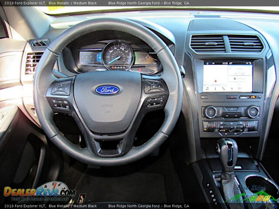 2019 Ford Explorer XLT Blue Metallic / Medium Black Photo #16