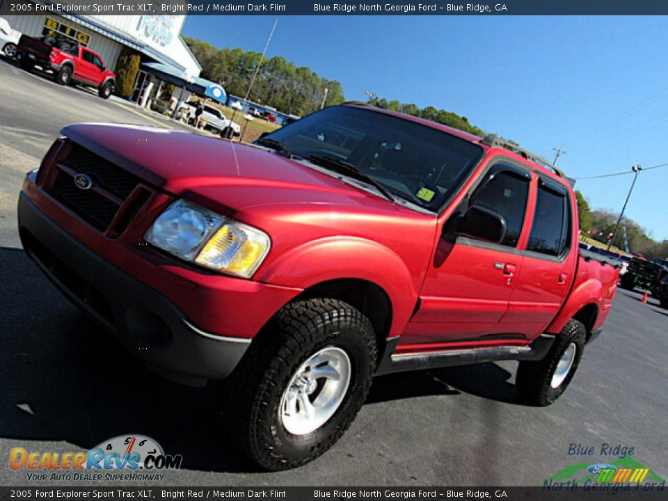 2005 Ford Explorer Sport Trac XLT Bright Red / Medium Dark Flint Photo #22