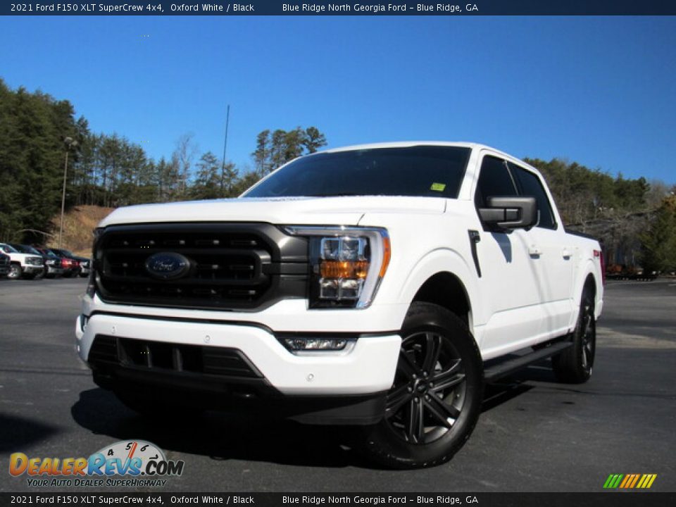 2021 Ford F150 XLT SuperCrew 4x4 Oxford White / Black Photo #1