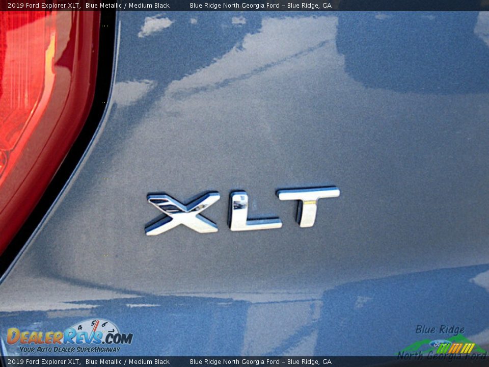 2019 Ford Explorer XLT Blue Metallic / Medium Black Photo #29