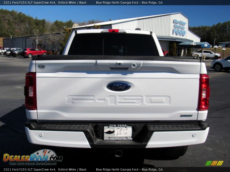 2021 Ford F150 XLT SuperCrew 4x4 Oxford White / Black Photo #4