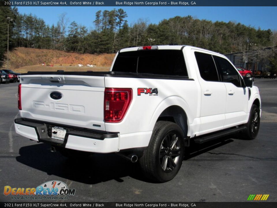 2021 Ford F150 XLT SuperCrew 4x4 Oxford White / Black Photo #5