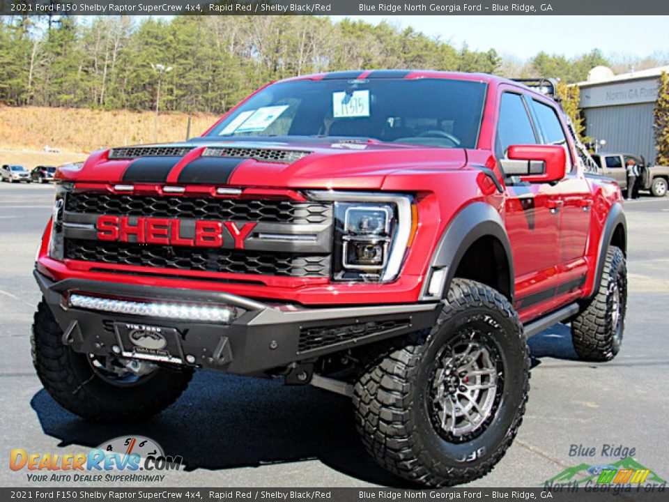 Front 3/4 View of 2021 Ford F150 Shelby Raptor SuperCrew 4x4 Photo #1