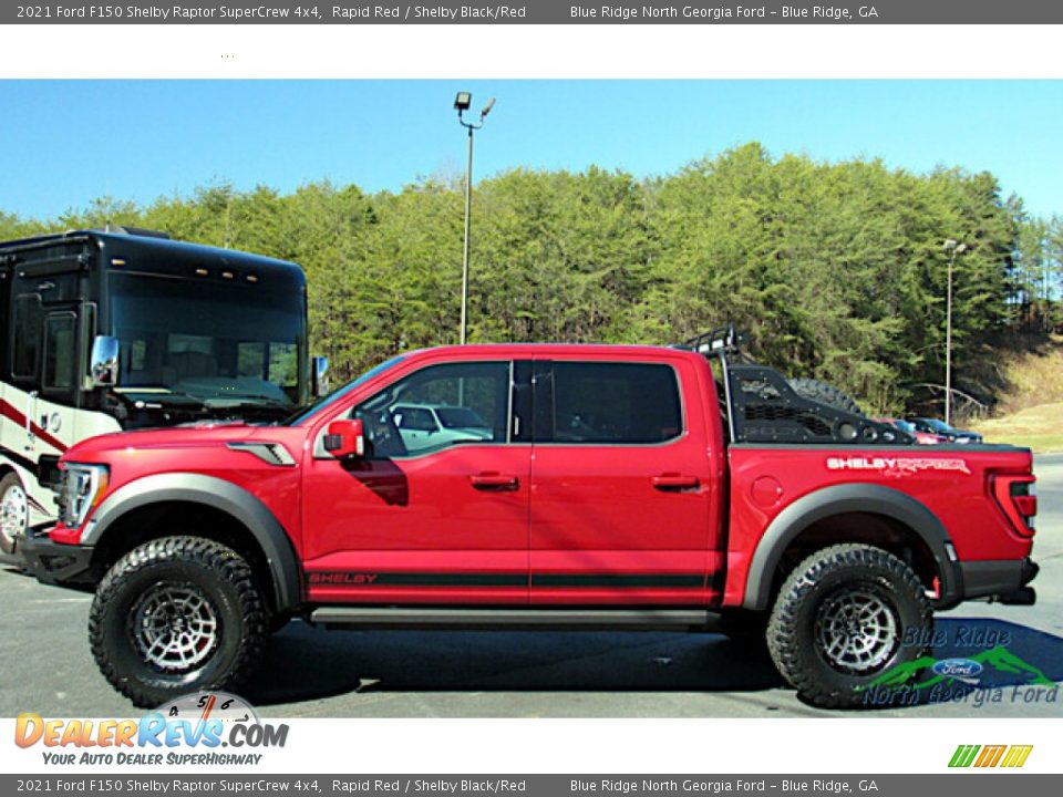 Rapid Red 2021 Ford F150 Shelby Raptor SuperCrew 4x4 Photo #2