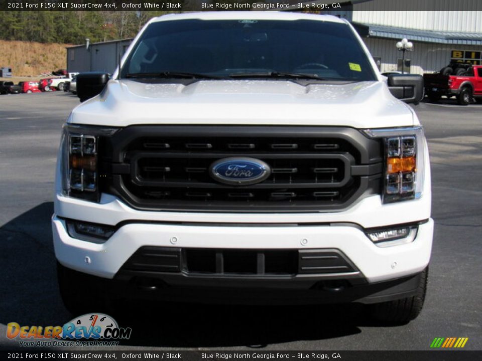 2021 Ford F150 XLT SuperCrew 4x4 Oxford White / Black Photo #8