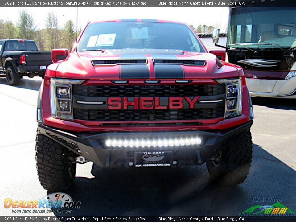 2021 Ford F150 Shelby Raptor SuperCrew 4x4 Rapid Red / Shelby Black/Red Photo #4