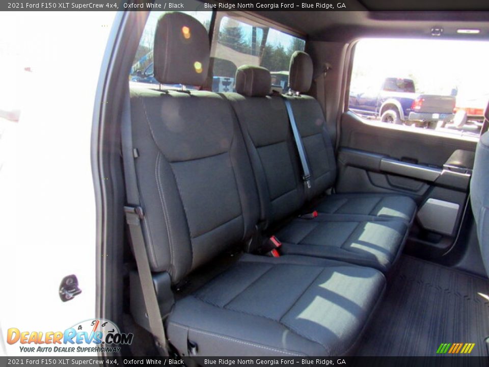 Rear Seat of 2021 Ford F150 XLT SuperCrew 4x4 Photo #13