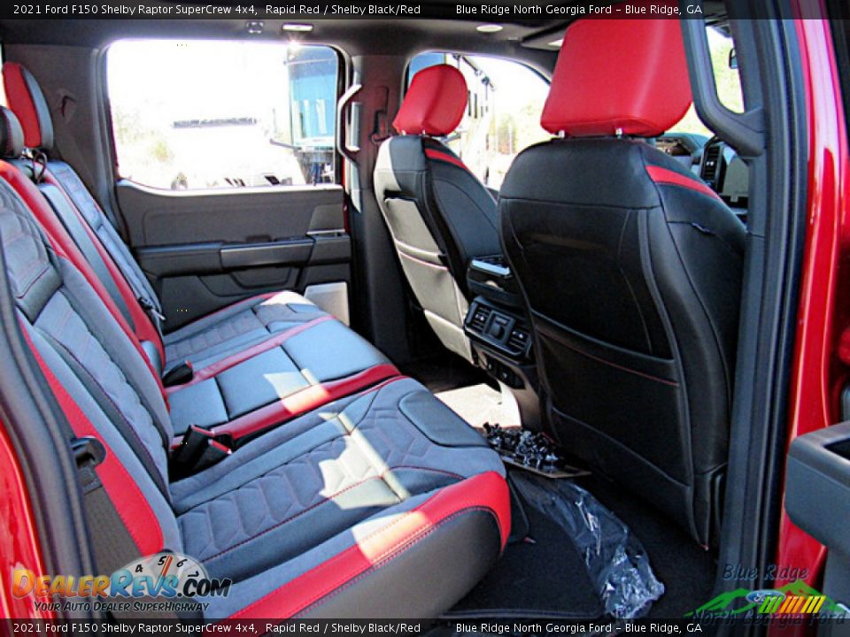 Rear Seat of 2021 Ford F150 Shelby Raptor SuperCrew 4x4 Photo #15