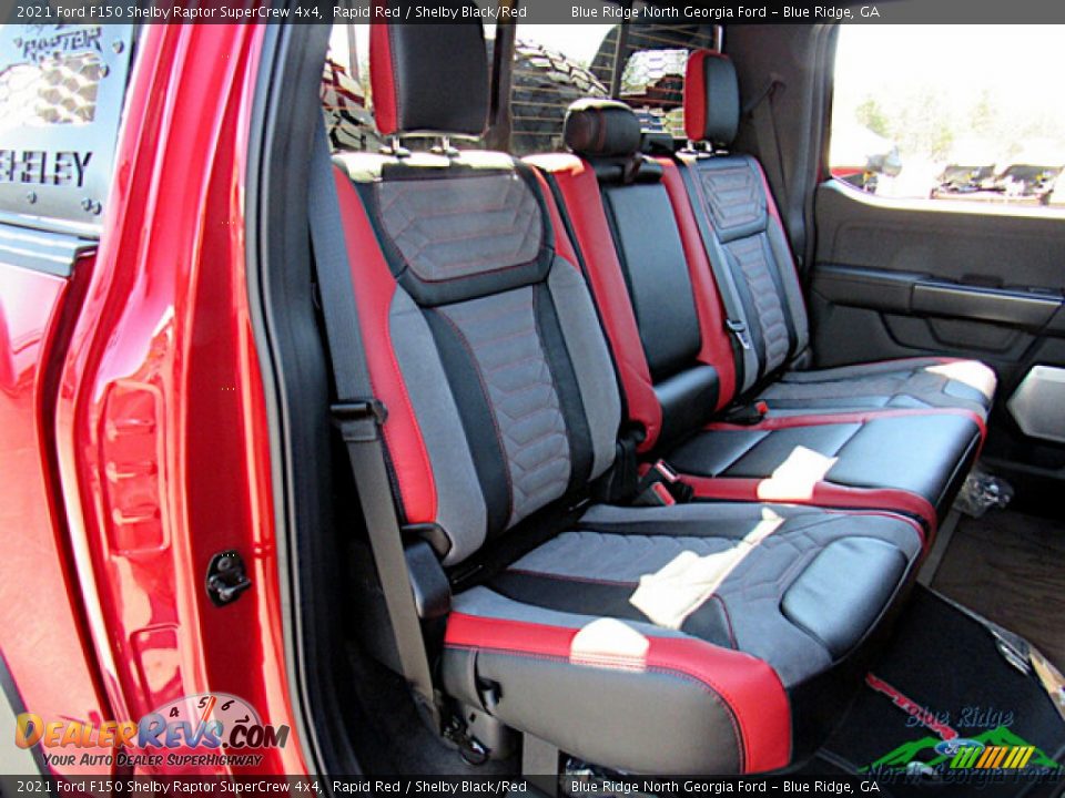 Rear Seat of 2021 Ford F150 Shelby Raptor SuperCrew 4x4 Photo #16