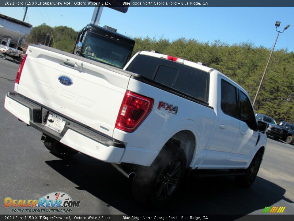 2021 Ford F150 XLT SuperCrew 4x4 Oxford White / Black Photo #30