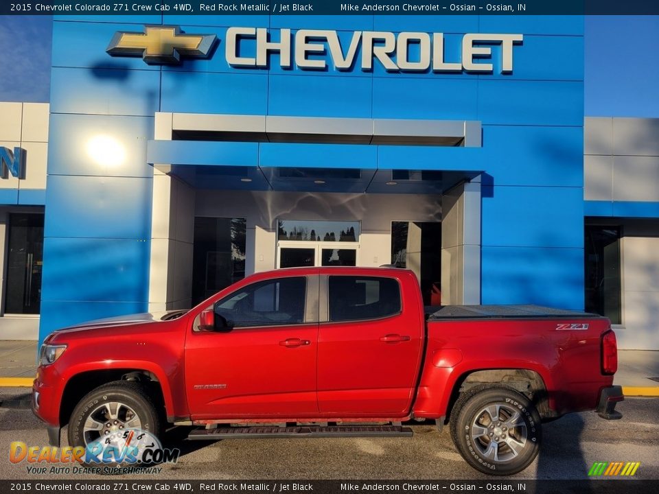 2015 Chevrolet Colorado Z71 Crew Cab 4WD Red Rock Metallic / Jet Black Photo #1