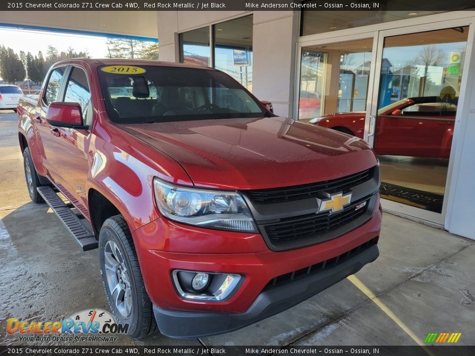 2015 Chevrolet Colorado Z71 Crew Cab 4WD Red Rock Metallic / Jet Black Photo #2