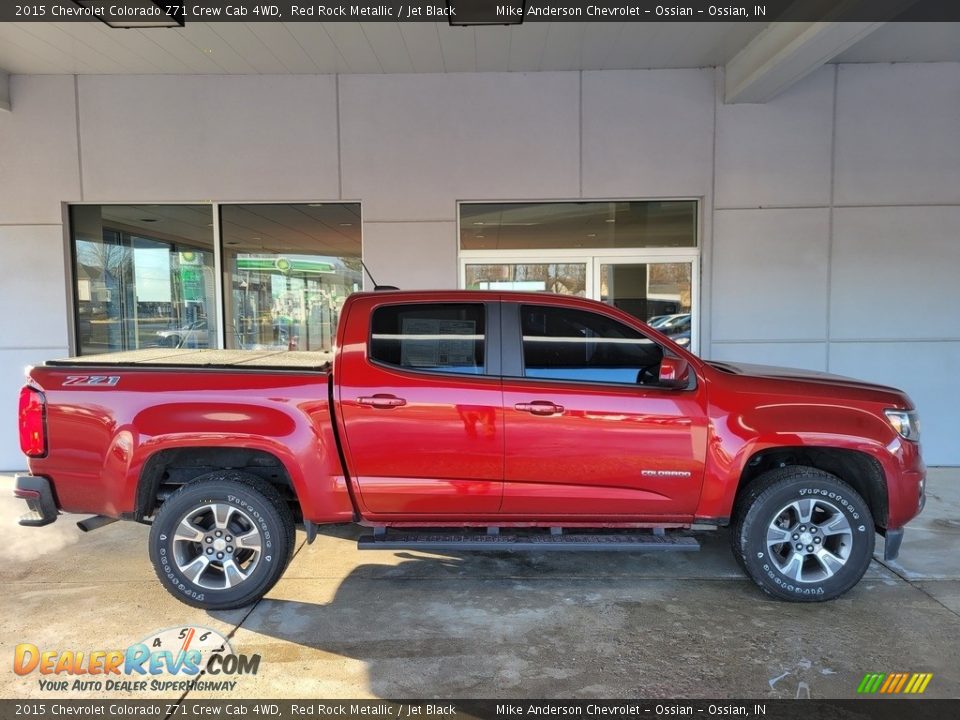 2015 Chevrolet Colorado Z71 Crew Cab 4WD Red Rock Metallic / Jet Black Photo #3