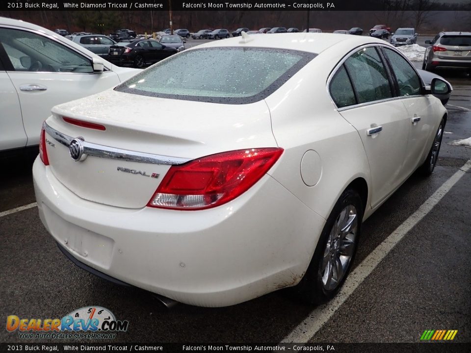 2013 Buick Regal White Diamond Tricoat / Cashmere Photo #4