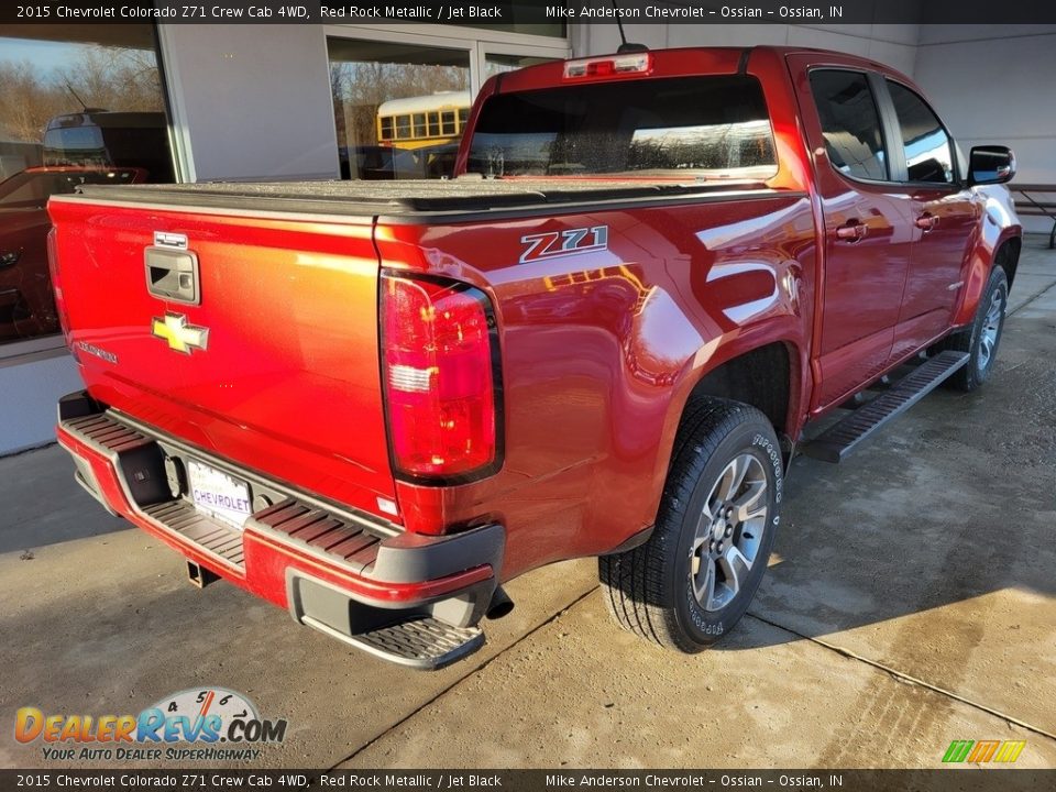 2015 Chevrolet Colorado Z71 Crew Cab 4WD Red Rock Metallic / Jet Black Photo #4