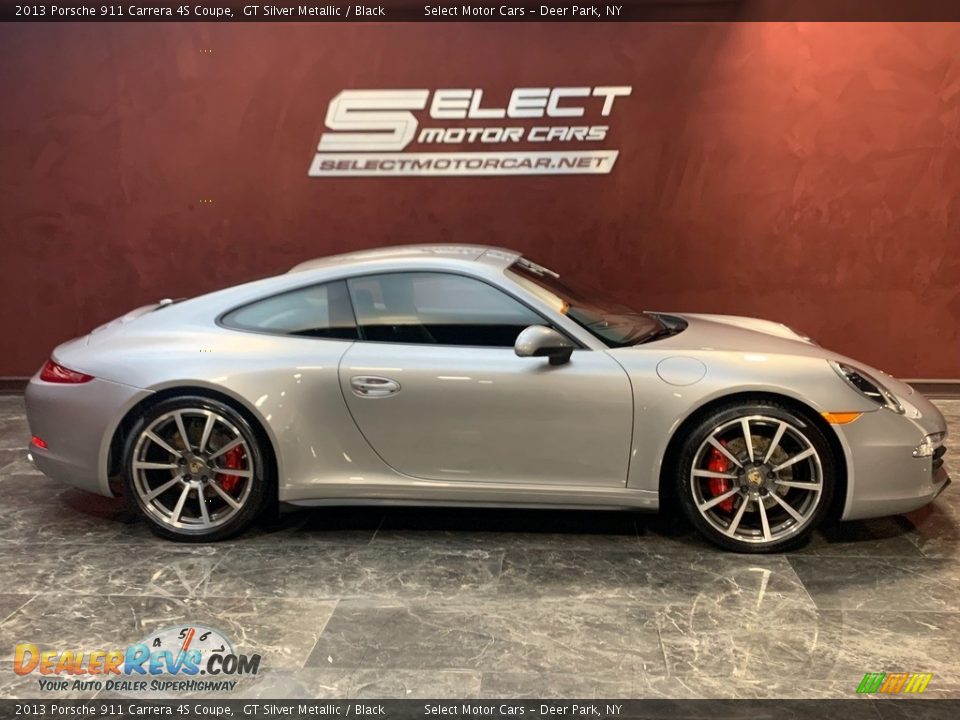 GT Silver Metallic 2013 Porsche 911 Carrera 4S Coupe Photo #4