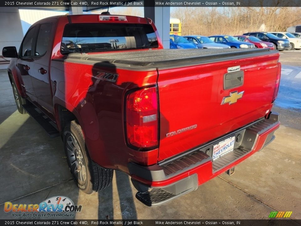 2015 Chevrolet Colorado Z71 Crew Cab 4WD Red Rock Metallic / Jet Black Photo #7