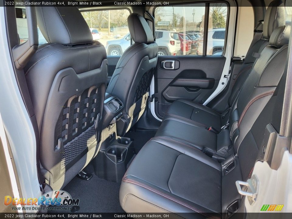 Rear Seat of 2022 Jeep Gladiator Rubicon 4x4 Photo #8