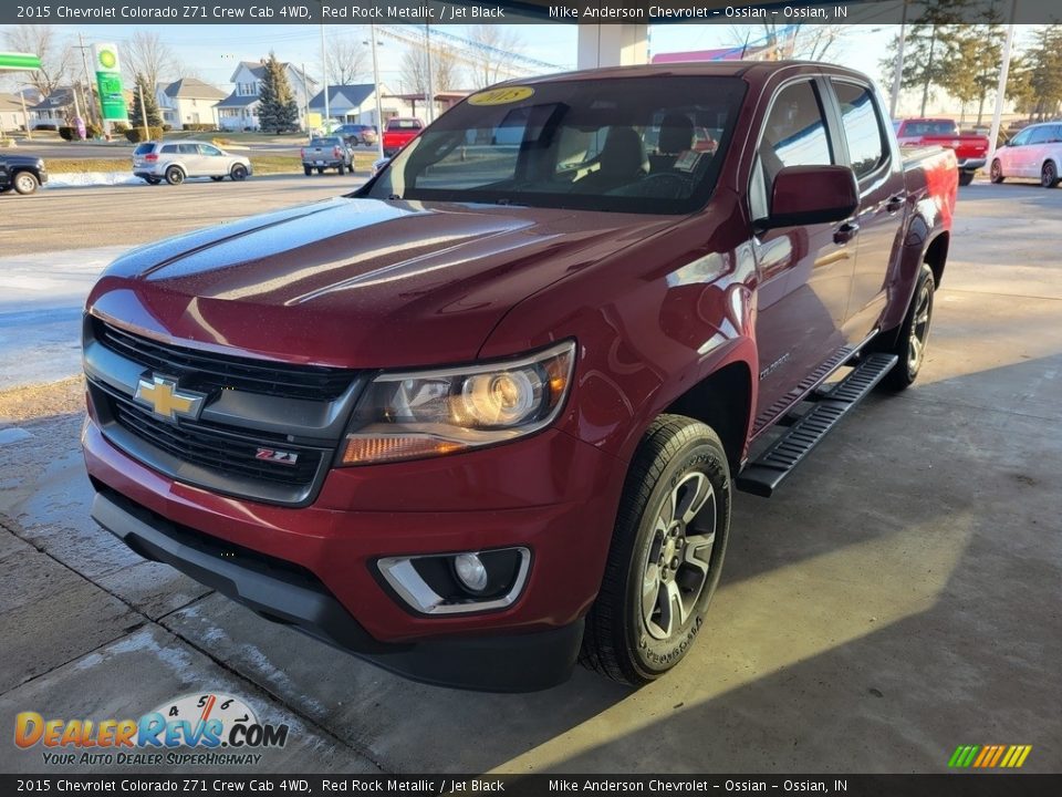 2015 Chevrolet Colorado Z71 Crew Cab 4WD Red Rock Metallic / Jet Black Photo #8