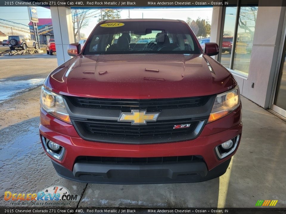 2015 Chevrolet Colorado Z71 Crew Cab 4WD Red Rock Metallic / Jet Black Photo #9