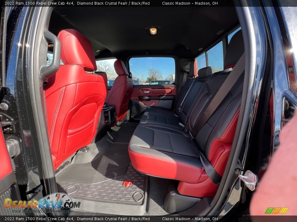 Rear Seat of 2022 Ram 1500 Rebel Crew Cab 4x4 Photo #3