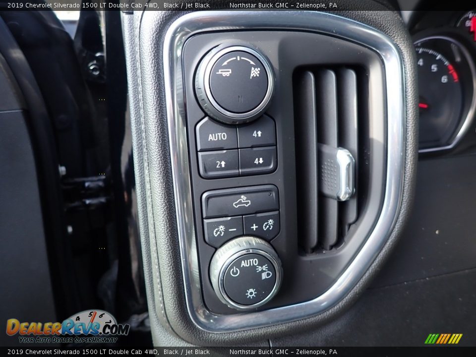 2019 Chevrolet Silverado 1500 LT Double Cab 4WD Black / Jet Black Photo #21