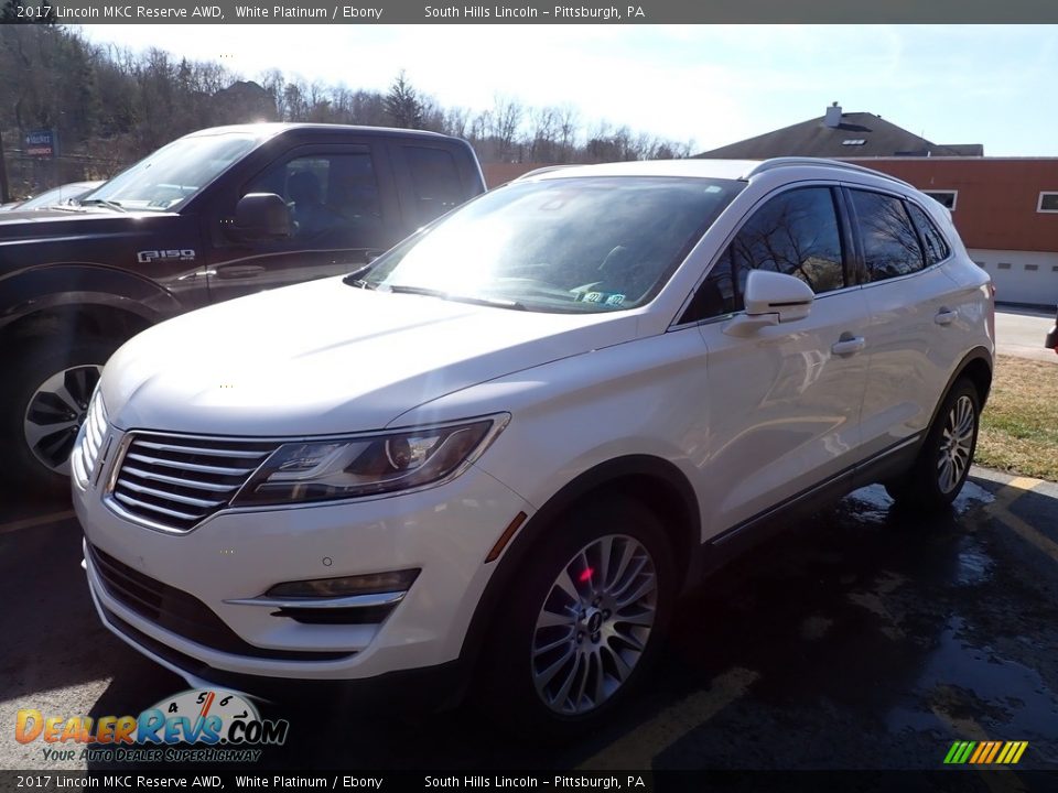 2017 Lincoln MKC Reserve AWD White Platinum / Ebony Photo #1