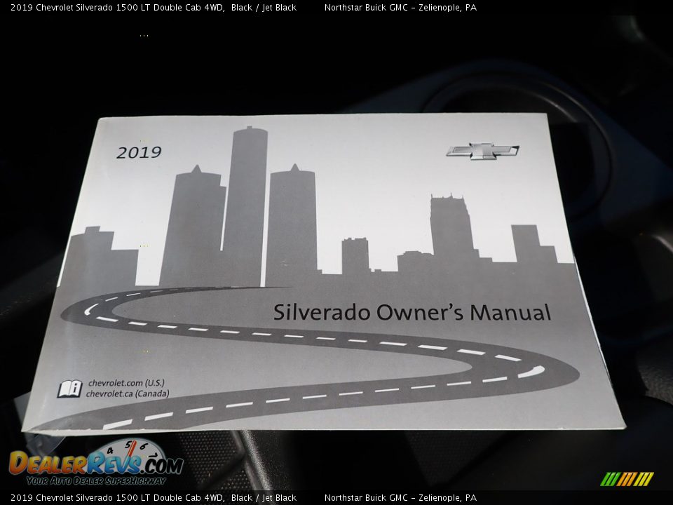 2019 Chevrolet Silverado 1500 LT Double Cab 4WD Black / Jet Black Photo #29