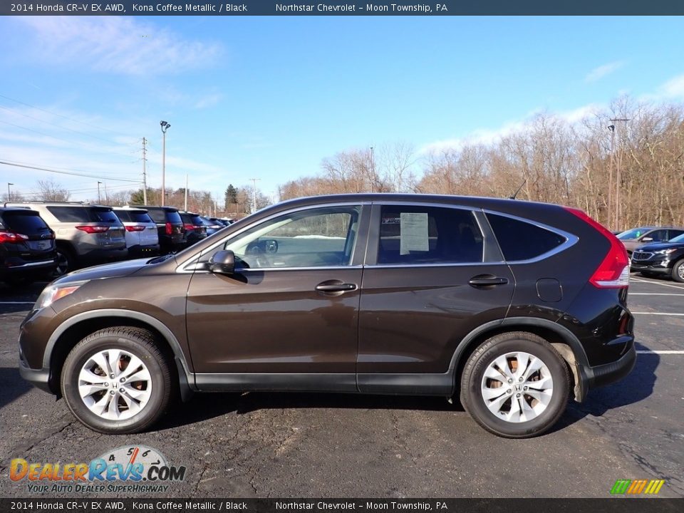 2014 Honda CR-V EX AWD Kona Coffee Metallic / Black Photo #2