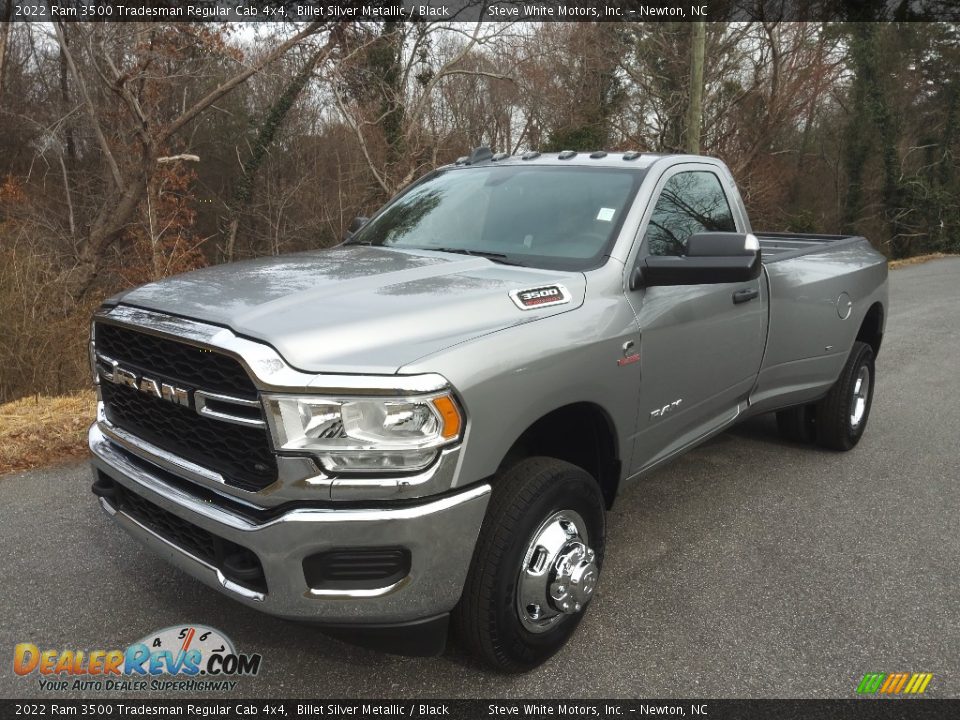 2022 Ram 3500 Tradesman Regular Cab 4x4 Billet Silver Metallic / Black Photo #2