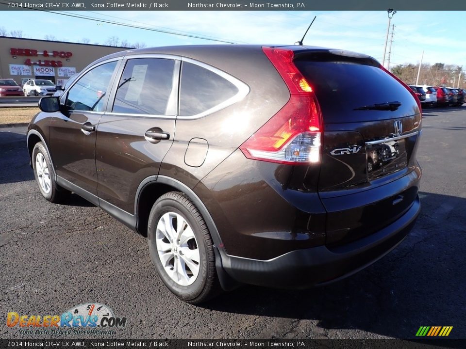 2014 Honda CR-V EX AWD Kona Coffee Metallic / Black Photo #3