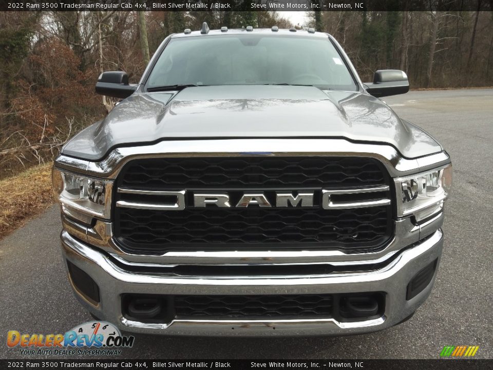 2022 Ram 3500 Tradesman Regular Cab 4x4 Billet Silver Metallic / Black Photo #3