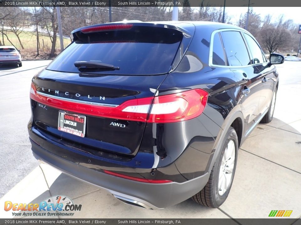 2018 Lincoln MKX Premiere AWD Black Velvet / Ebony Photo #6