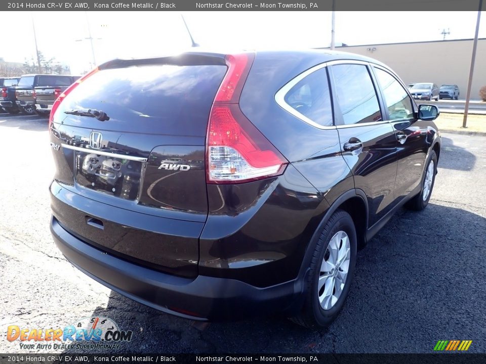 2014 Honda CR-V EX AWD Kona Coffee Metallic / Black Photo #5